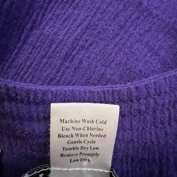 Anthony Richards Purple Mini Dress with Halter Neckline Size Small Petite - Picture 6 of 6